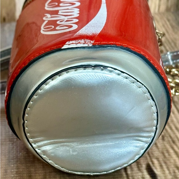 Coca Cola Coke Can Zipper Crossbody Gold Chain Shoulder Purse Handbag 3D Bag - Picture 4 of 5
